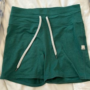 Dark Green Vuori Biker shorts